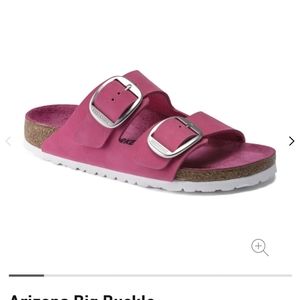 Birkenstock, size 9, hot pink